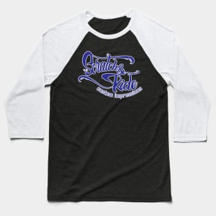 Scratch & Ride Brand (Dark Blue Logo) Baseball T-Shirt